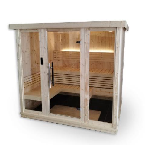 Spacious and luxurious SaunaLife 4-6 Person X7 Indoor Home Sauna perfect for relaxation and wellness