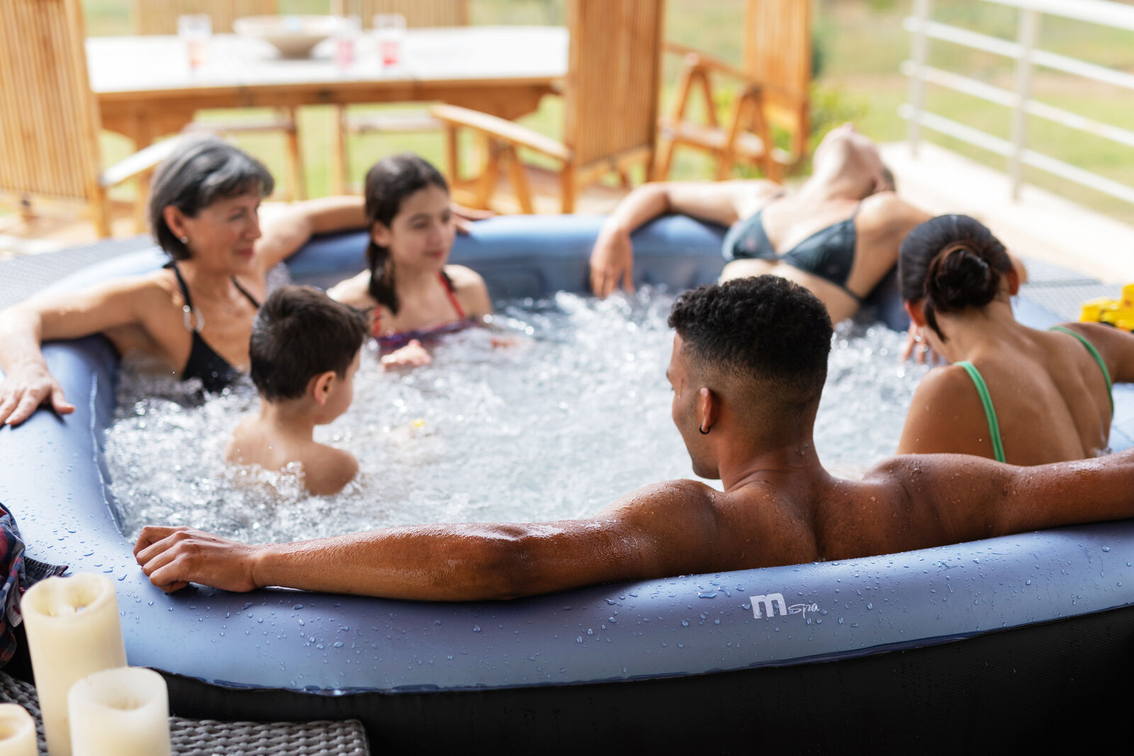 Ultimate Relaxation: MSPA Tekapo Inflatable Hot Tub for 6