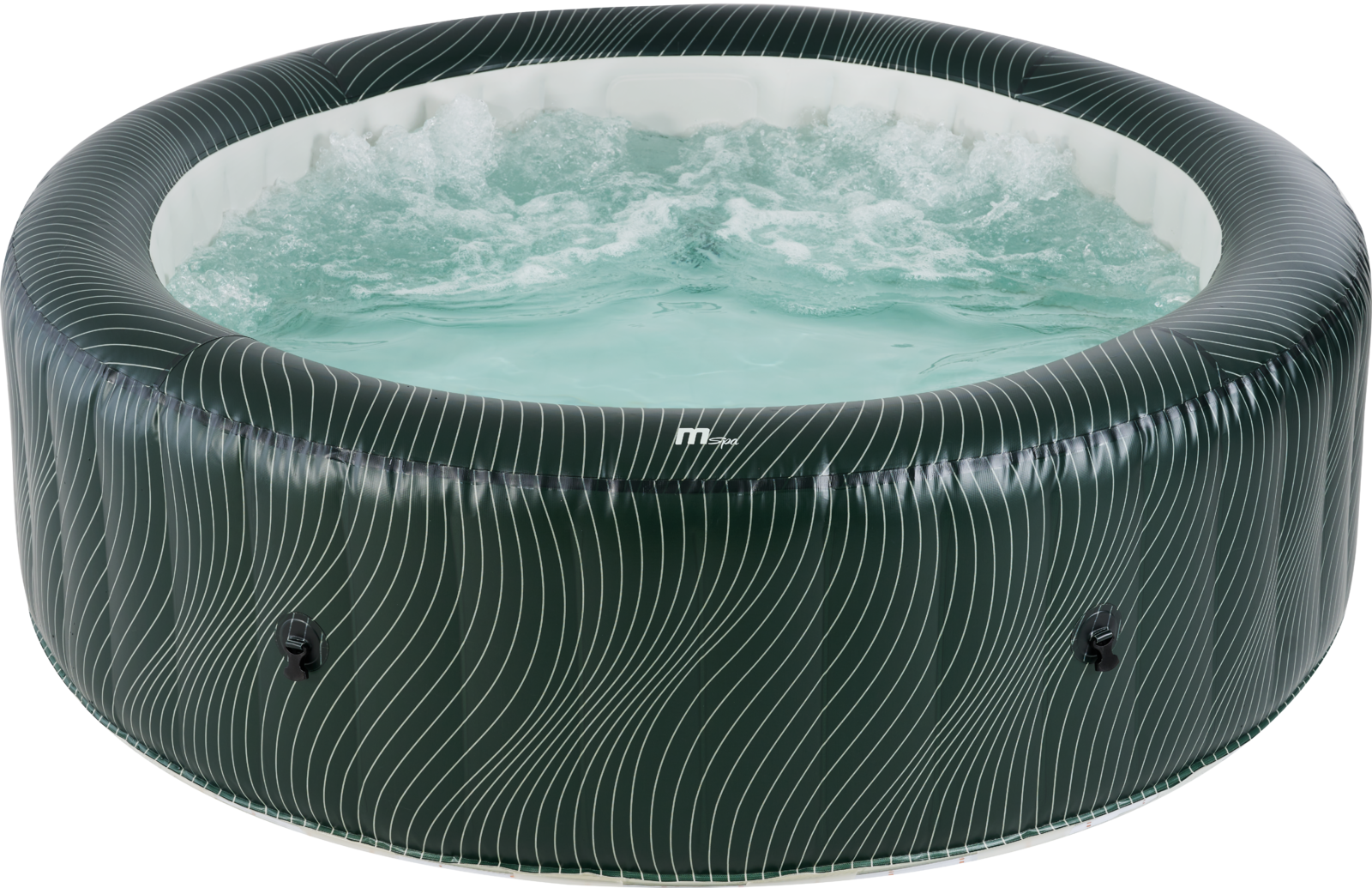 MSpa Comfort Series Meteor Luxury 2-6 Person Inflatable Hot Tub Spa W/ UVC Sanitize & Anti-Icing System
