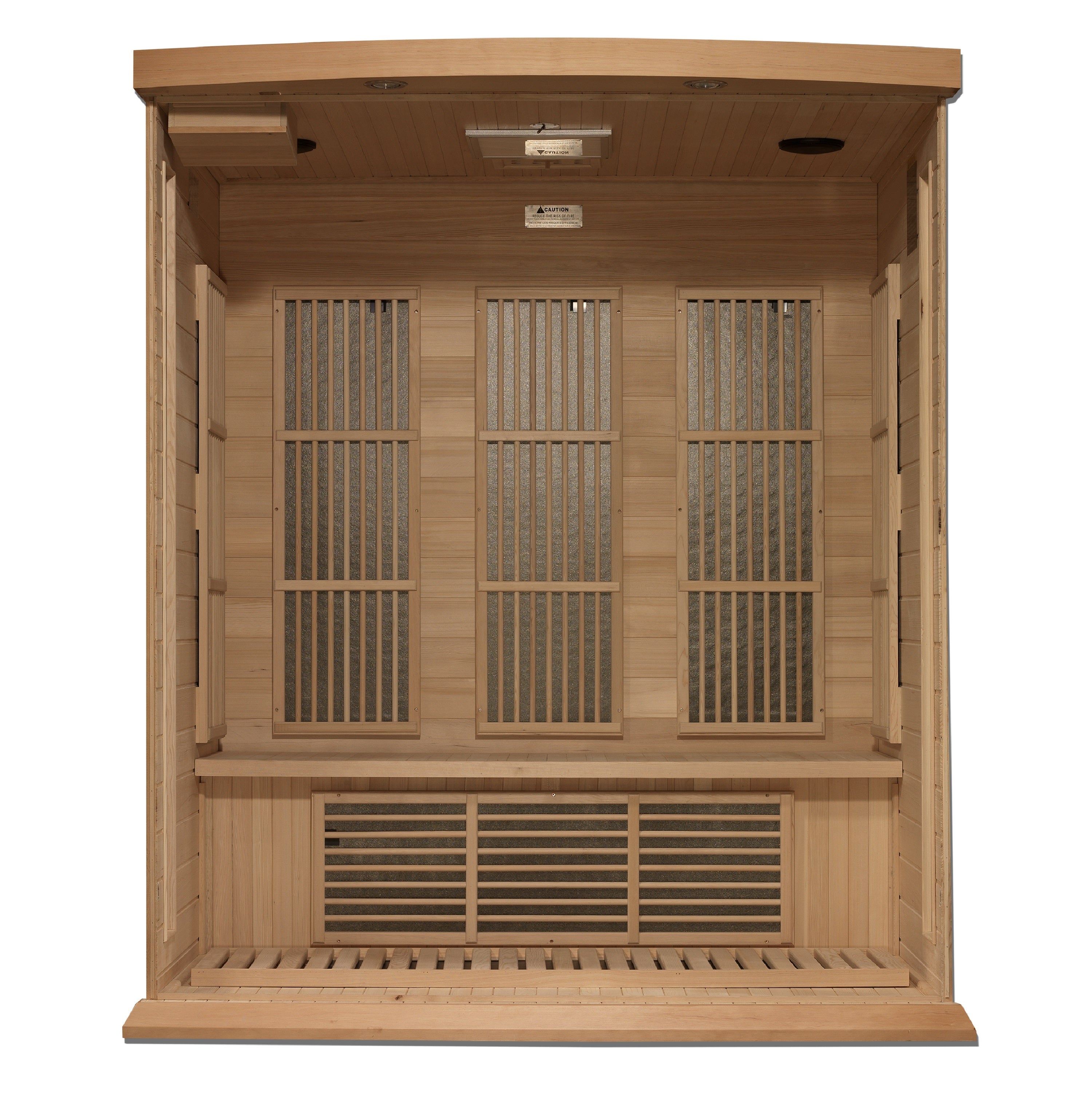 Beautifully crafted sauna made from high-quality Canadian Hemlock wood