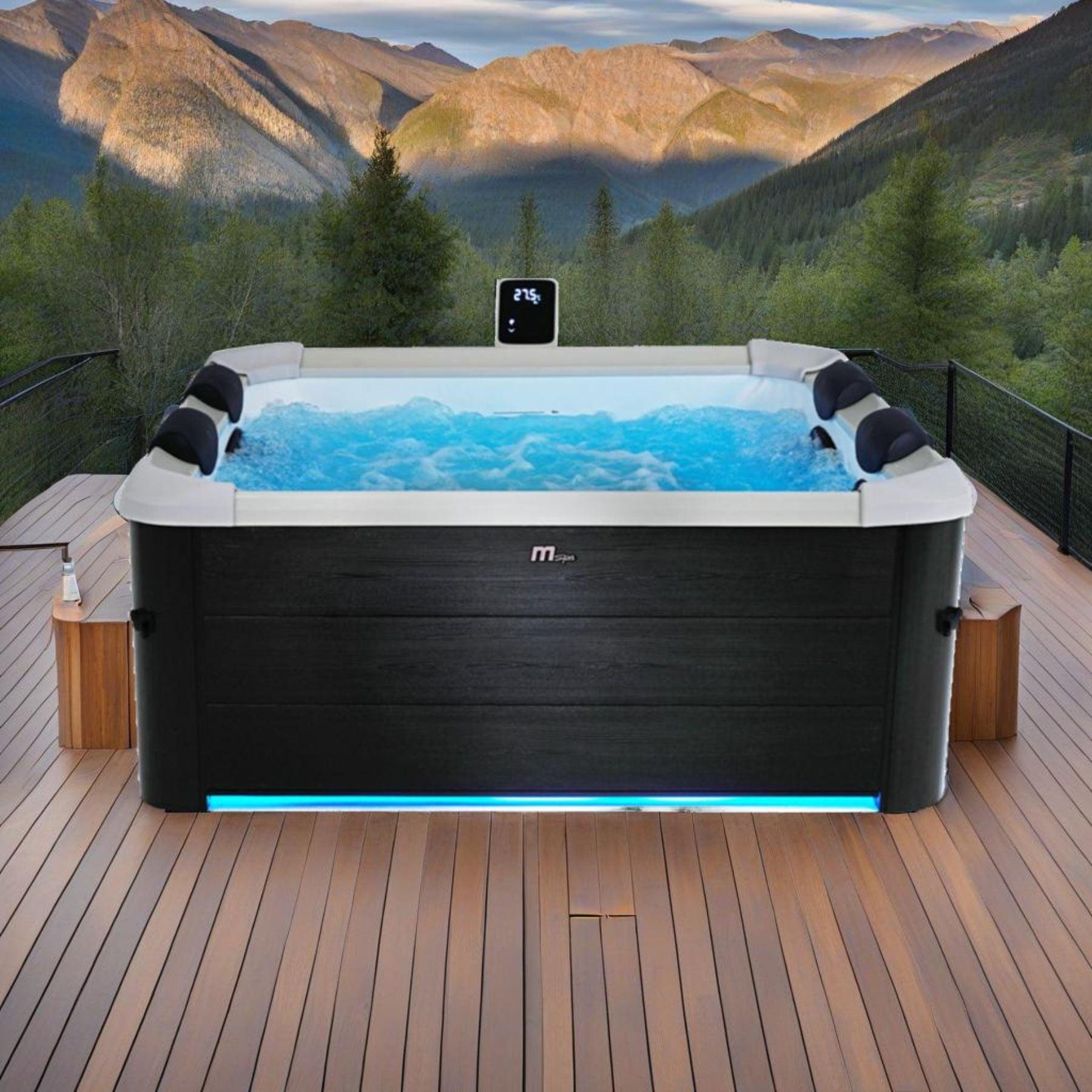 MSPA Frame Series OSLO 6 Person Hot Tub Spa with Hydro Jets