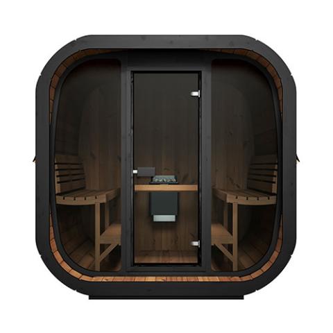 SaunaLife  CL7G 6 Person Outdoor Home Sauna Kit | Cube Series hover