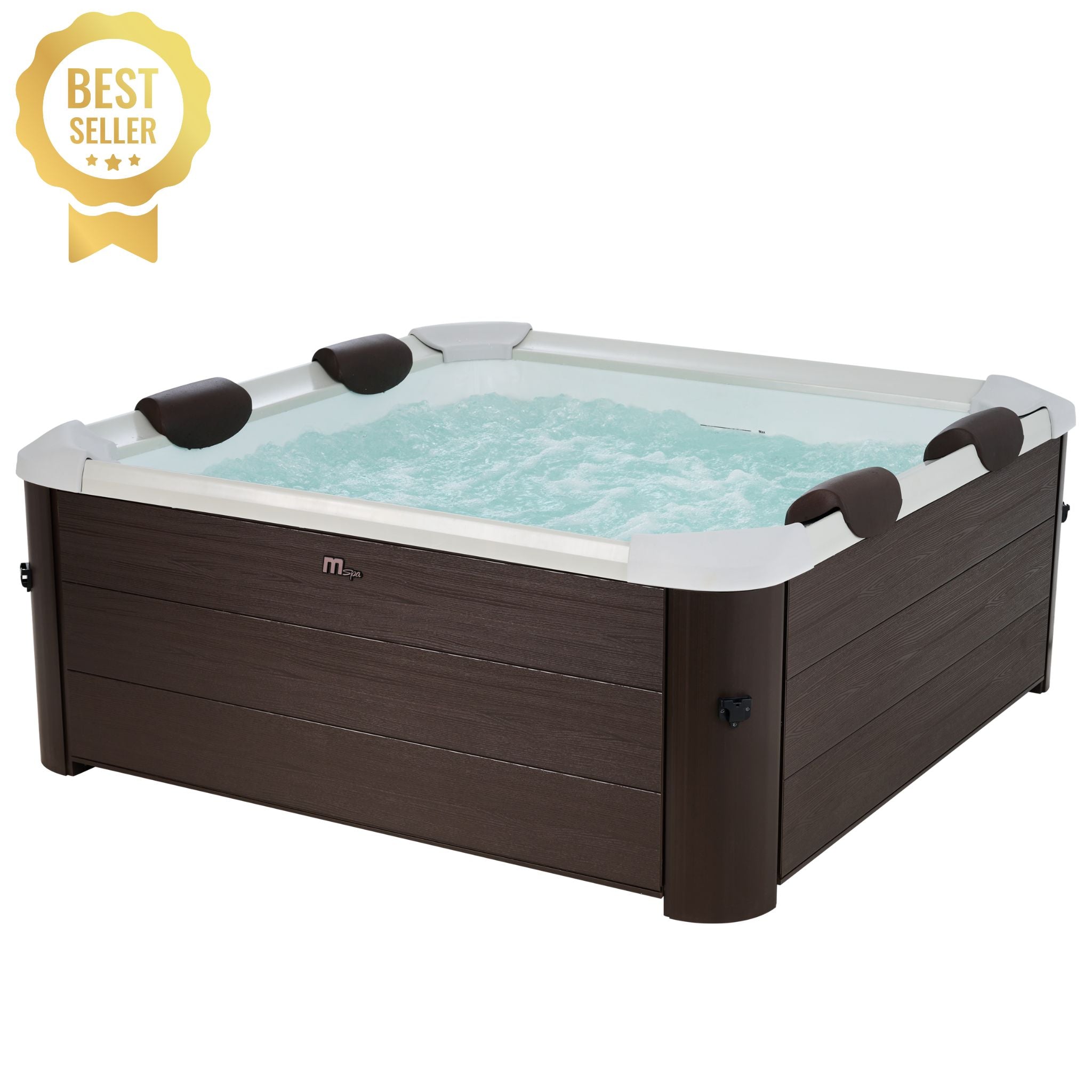MSpa Frame Series Tribeca Luxury 2-6 Person Inflatable Hot Tub Spa W/ OLED Touch Screen, Anti-Icing System