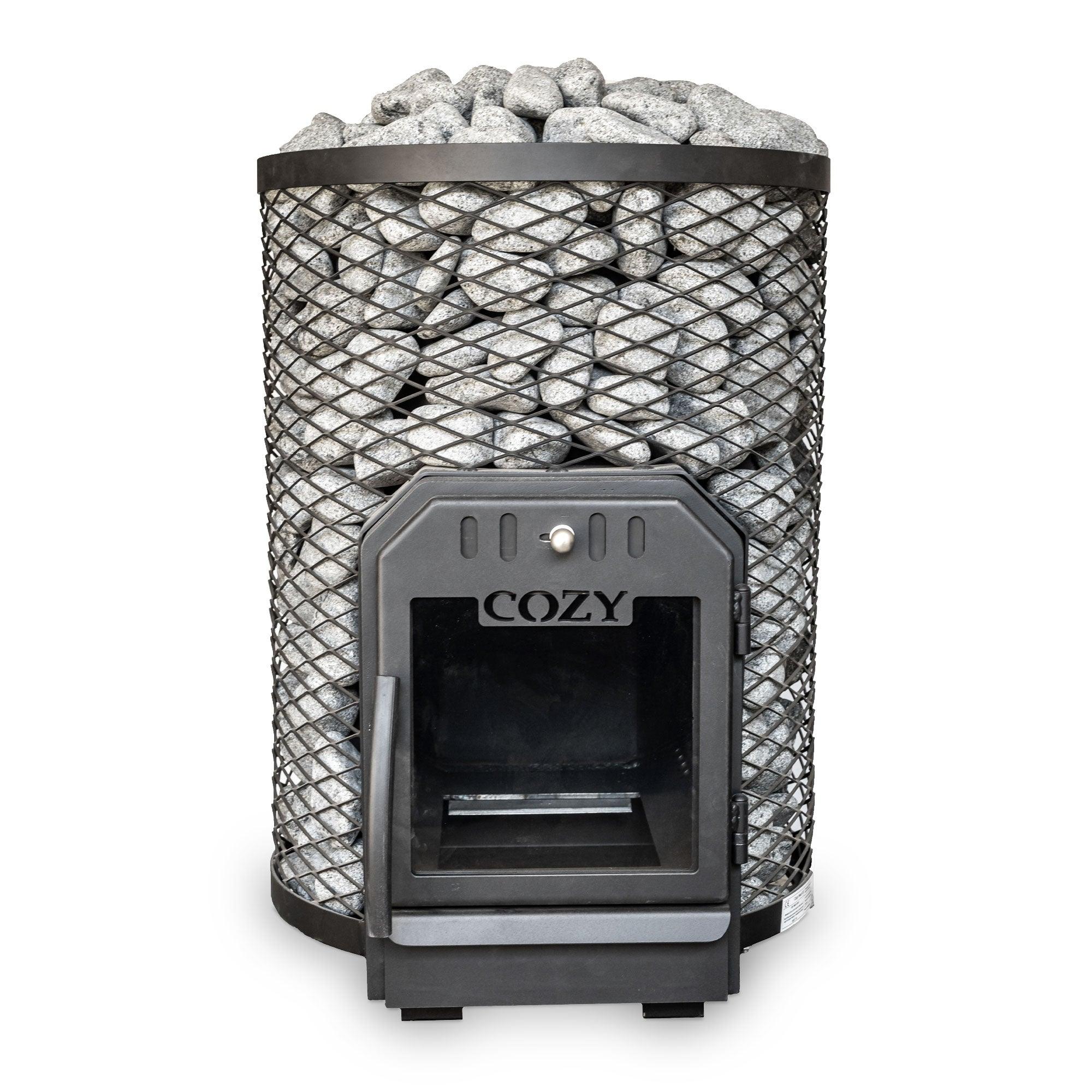 Cozy Heat O Sauna Stove with ventilation system for safe and efficient operation