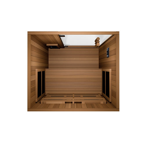  Back view of Finnmark FD-1 Full-Spectrum 1 Person Infrared Sauna