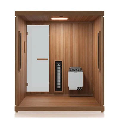 Finnmark 4 Person FD-5 Trinity™ XL Infrared & Steam Sauna Combo (Hybrid Model) with advanced heating technology