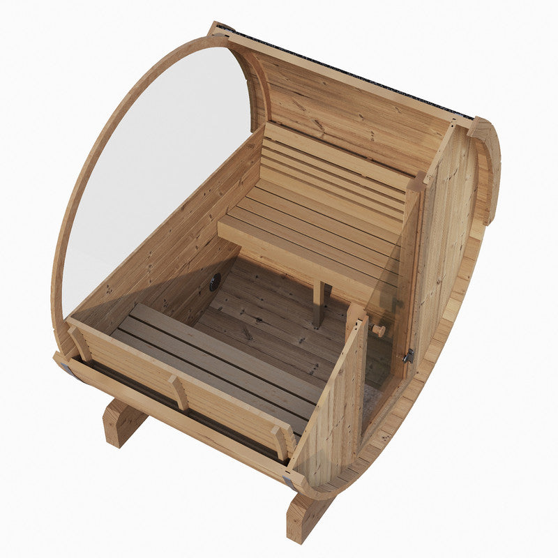 SaunaLife Model E6 Sauna Barrel-Window