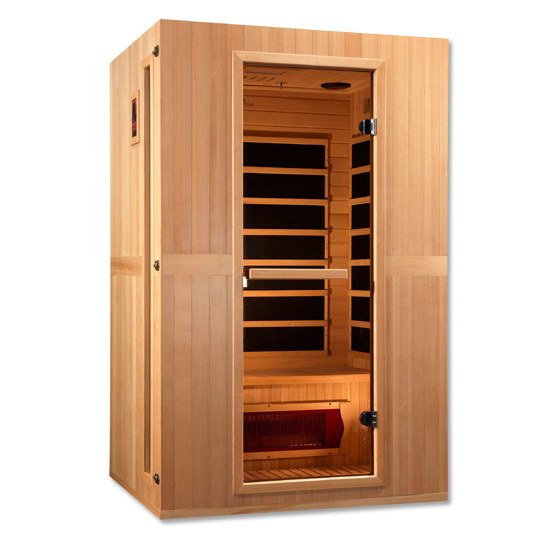 Maxxus Sauna 2-Person Low EMF (Under 8MG) FAR Infrared Sauna (Canadian Hemlock)